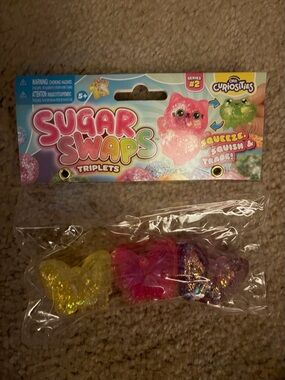 Sugars Swaps Triplets Kids Toy - Pink, Yellow, Purple butterflies